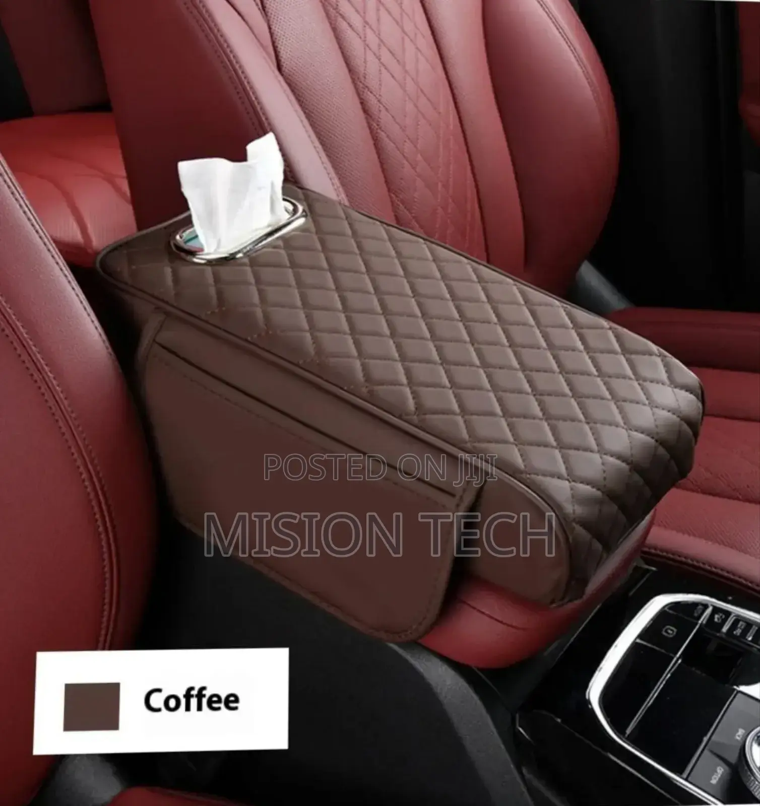 *2 in 1 Car Armrest With Tissue Storage* 
 *Universal Pad*