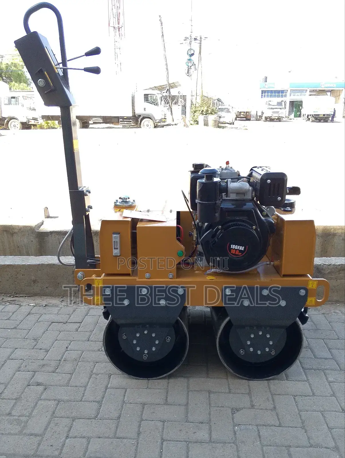 Heavy Duty Double Drum Vibratory Roller(186fae)