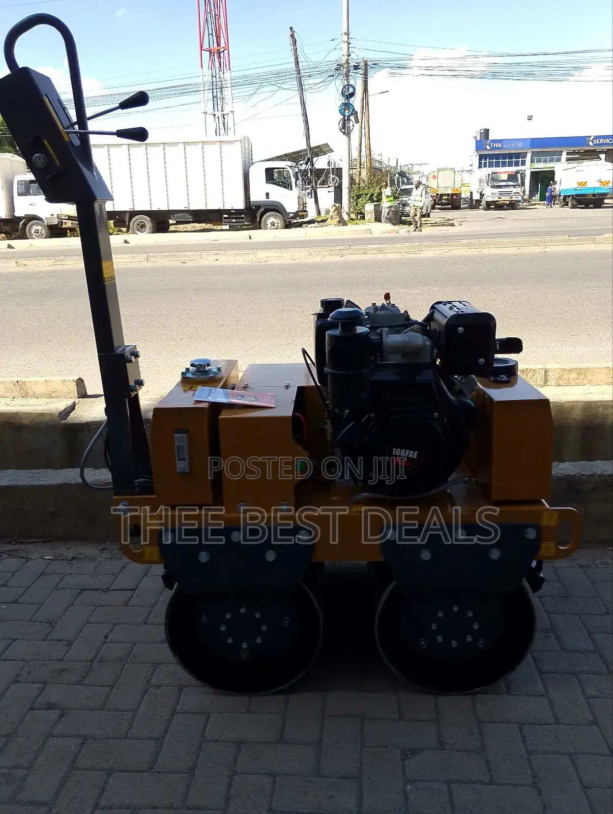 Heavy Duty Double Drum Vibratory Roller(186fae)