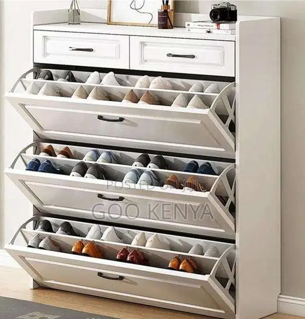 Home Shoe Rack; Multi-Layer Narrow Shoe Storage Unit for Home