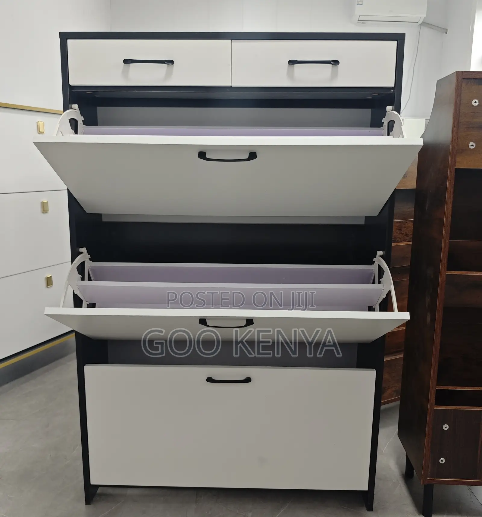Home Shoe Rack; Multi-Layer Narrow Shoe Storage Unit for Home