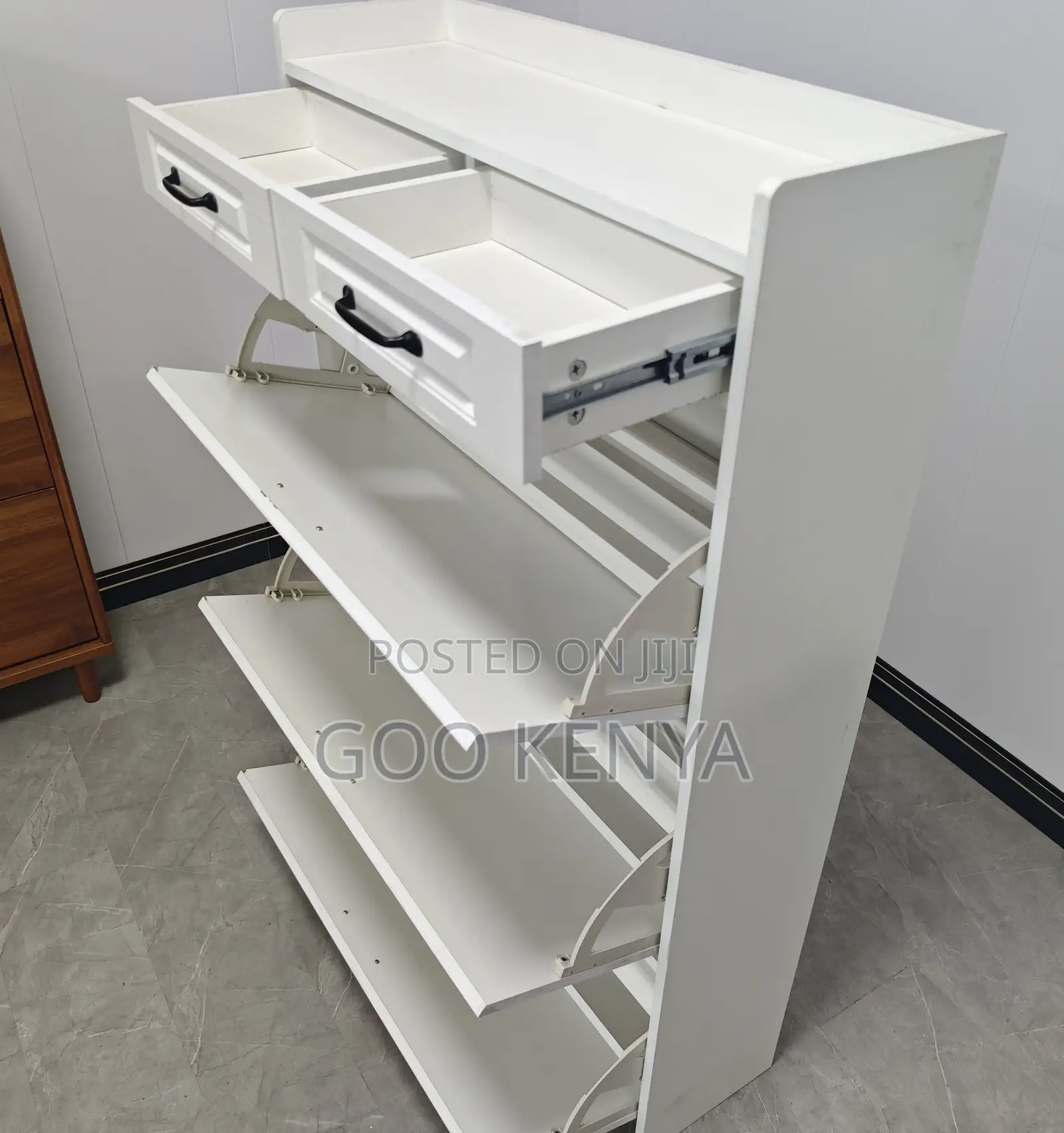 Home Shoe Rack; Multi-Layer Narrow Shoe Storage Unit for Home