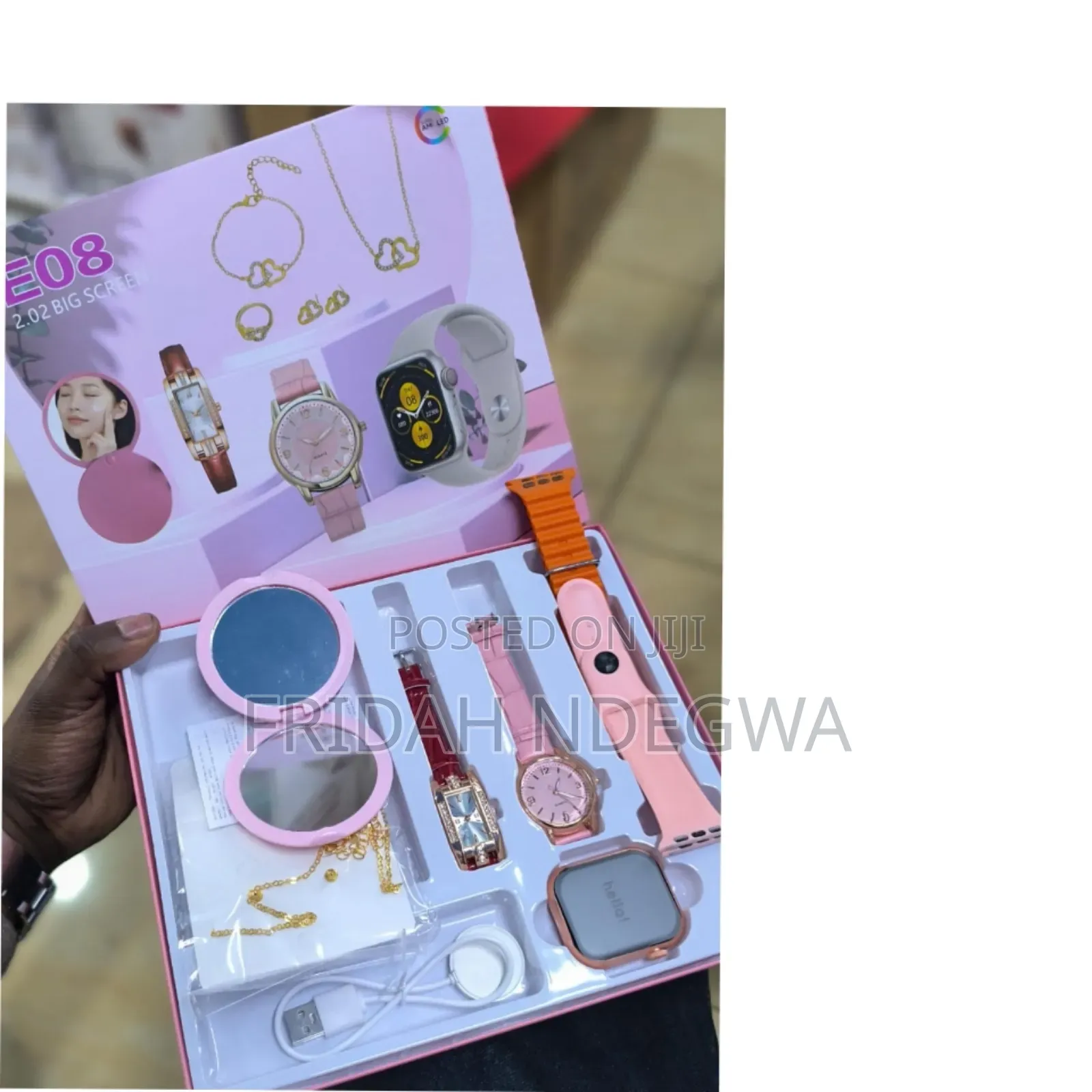 E08 Smart Watch Combo