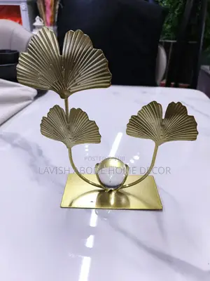 Elegant Gold Leaf Ornaments