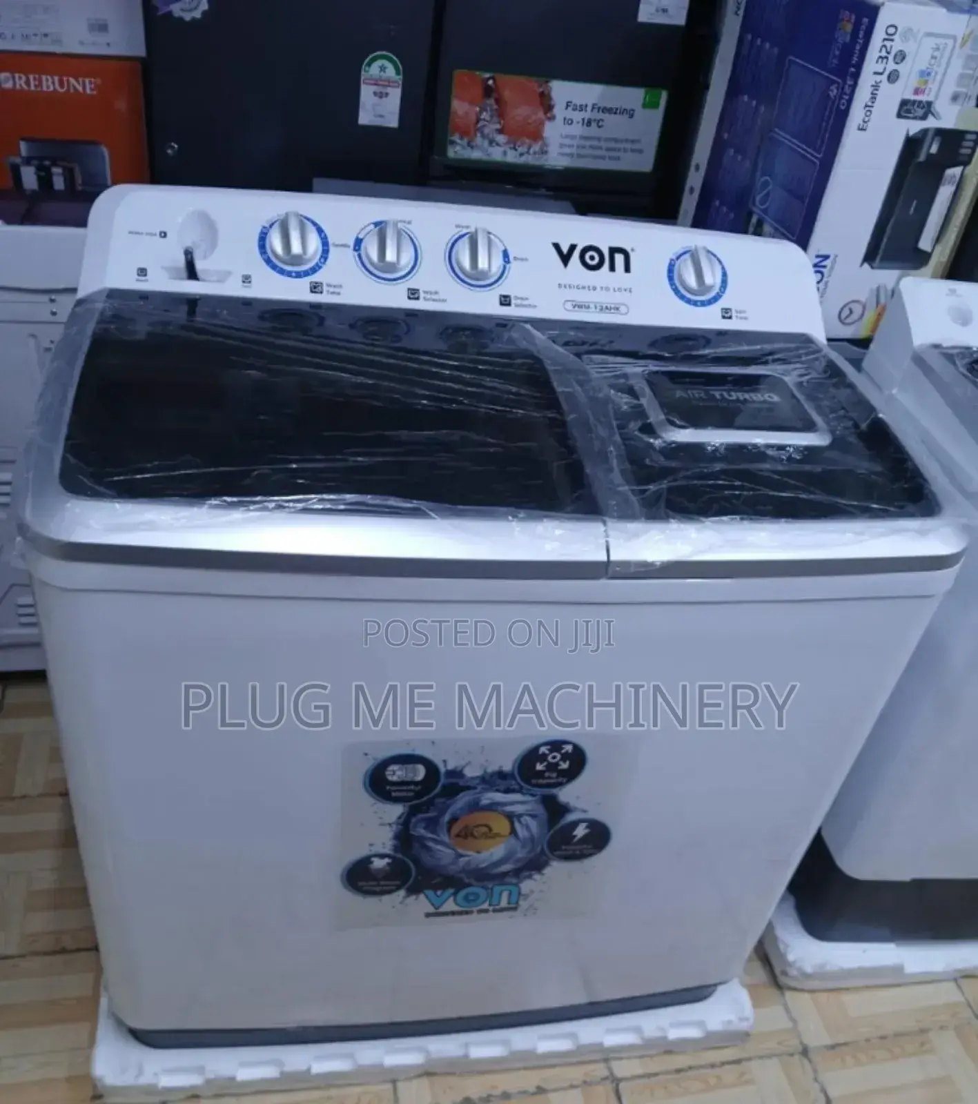 Von Twin Tub Washing Machine