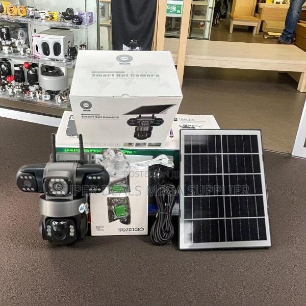 V380 Pro 4g PTZ Outdoor Solar Camera With Full Color Night Vision