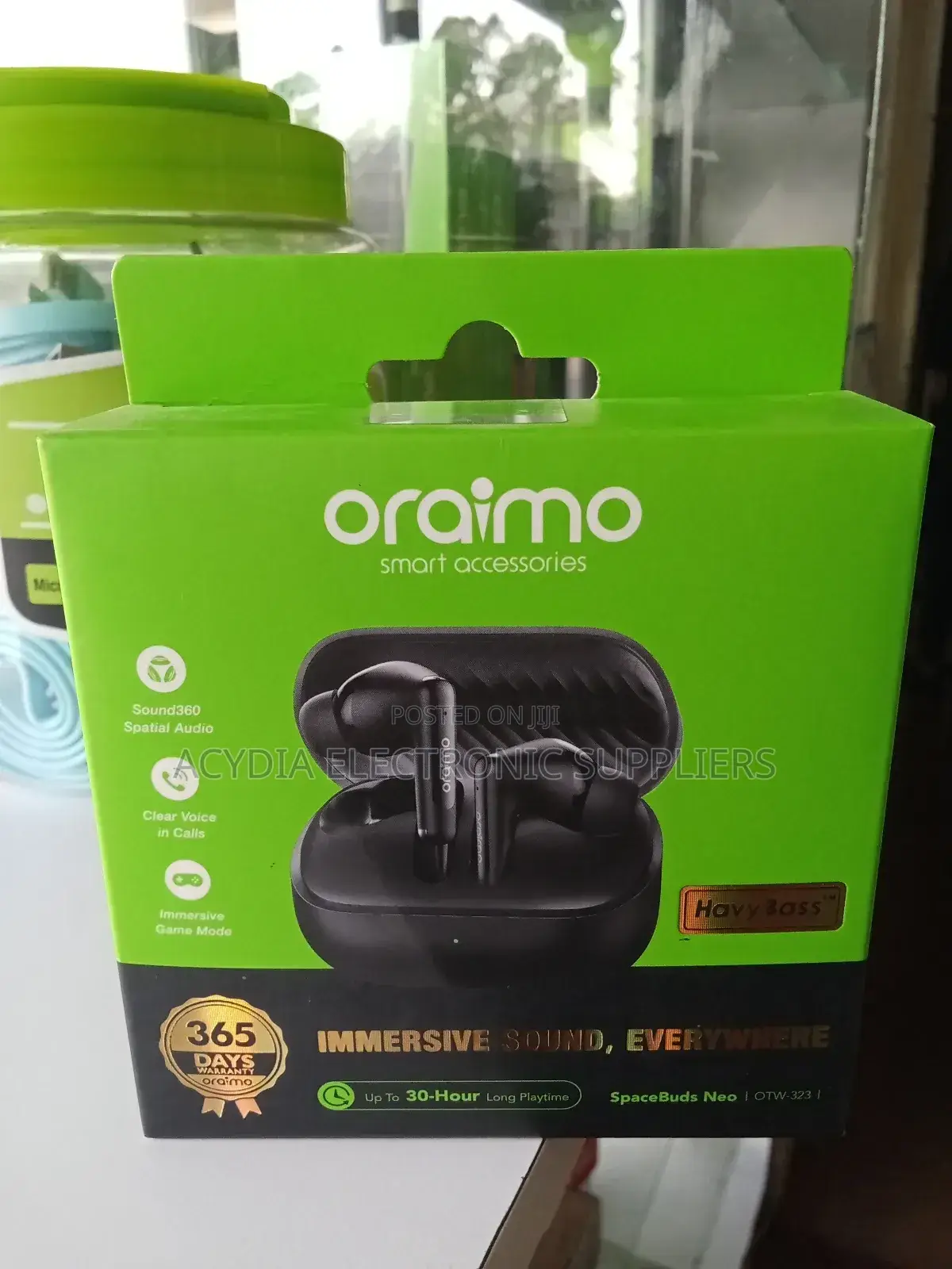 Oraimo Spacebuds Neo Wireless Earbuds With 30 Hours Playtime.