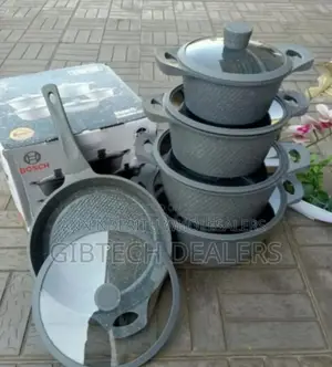 Colour Grey - Bosch 11pcs Cookwares