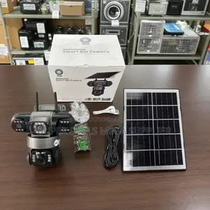 V380 Pro 4g Solar Powered CCTV Camera With Full Color Night Vision