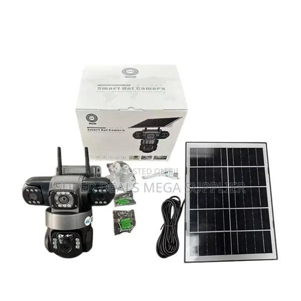 V380 Pro Solar Security Camera 4g Sim With Motion Detection Alert