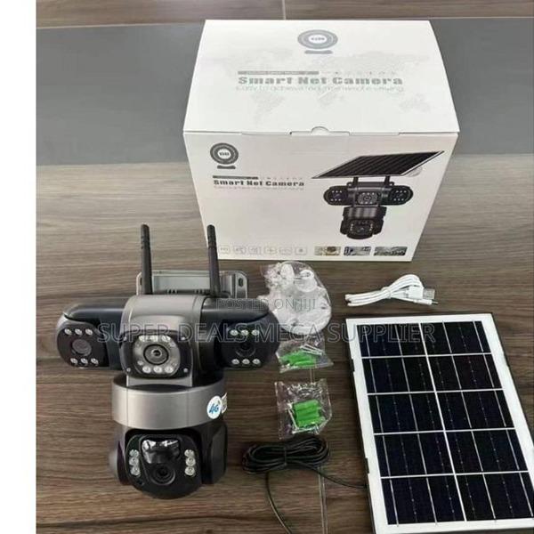 V380 Pro Solar CCTV 4g Camera With Auto Tracking and Night Vision