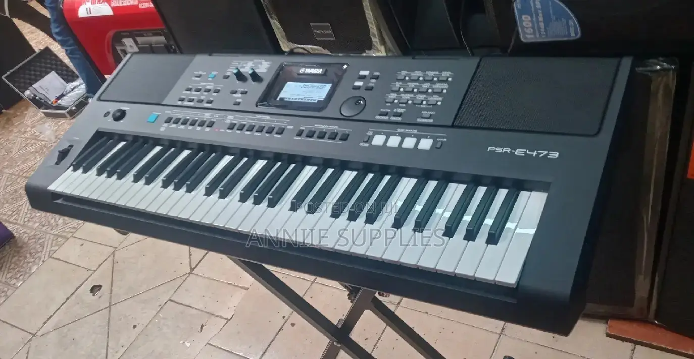 Yamaha Keyboard PSR E473 - Double Keyboard Stand