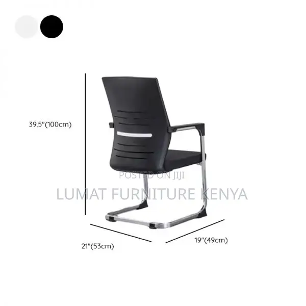 Mesh Visitors Chair With Sled Base