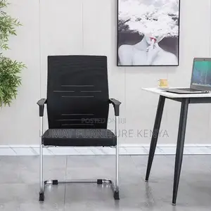 Mesh Visitors Chair With Sled Base