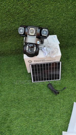 4g V380 Solar Powered 3 Lens Camera – Motion Detection + Night Vision - thumbnail 2