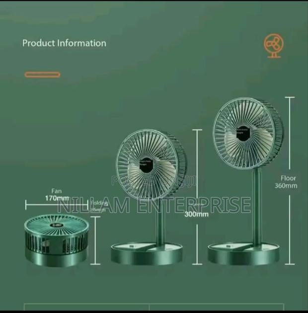 Telescopic Mini Foldable Fan - thumbnail 3