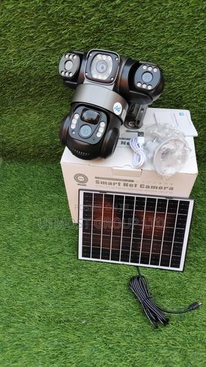 V380 4g Solar Smart Camera – Triple Lens, Floodlight Audio - thumbnail 2