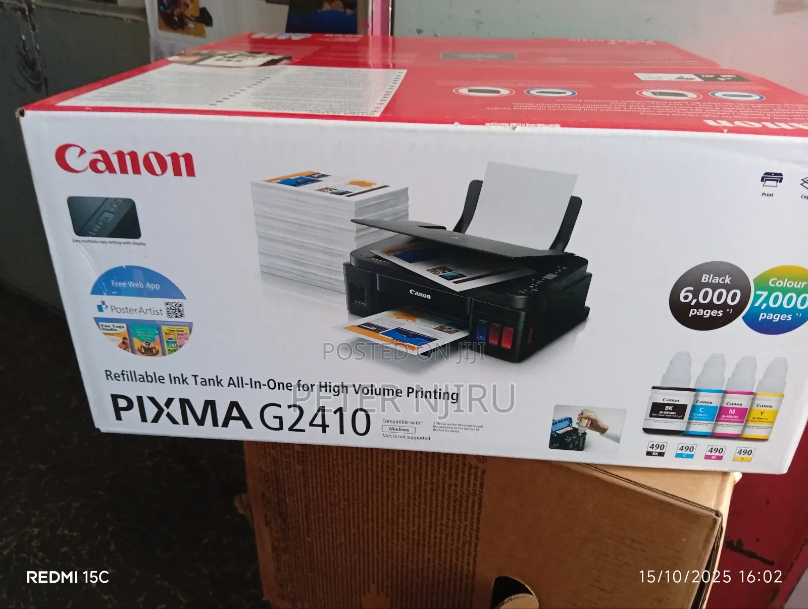 Canon Pixma G2420 Inkjet All in One Printer A4