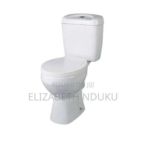 Premium White Close Couple Toilet - main view