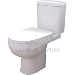 Efficient White Close Couple Toilet Seat
