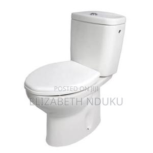 Comfortable White Close Couple Toilet Seat