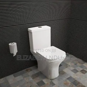 Vitreous China White Close Couple Toilet Seat