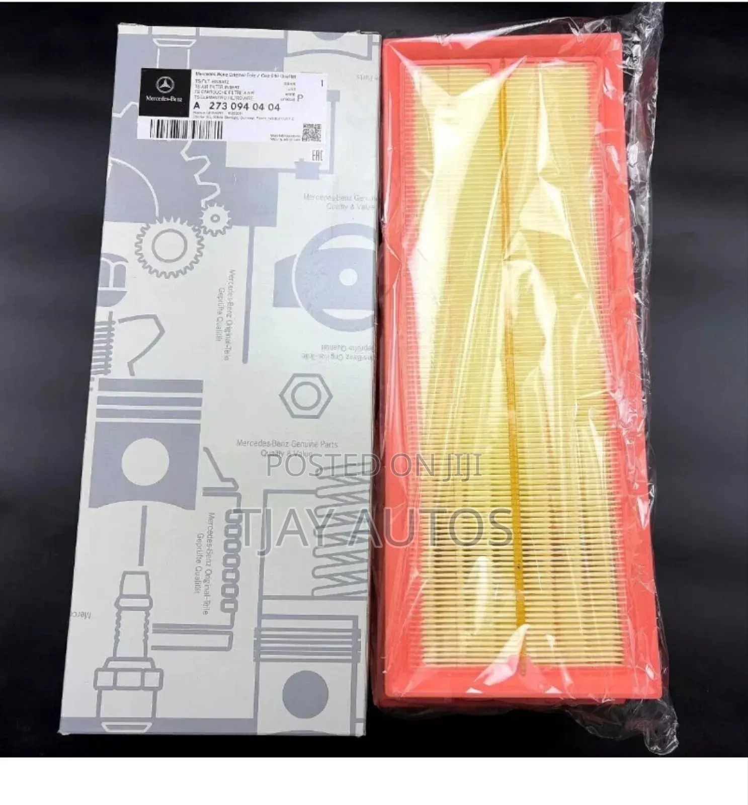Genuine Engine Air Filter for Mercedes-Benz M272 M112 A