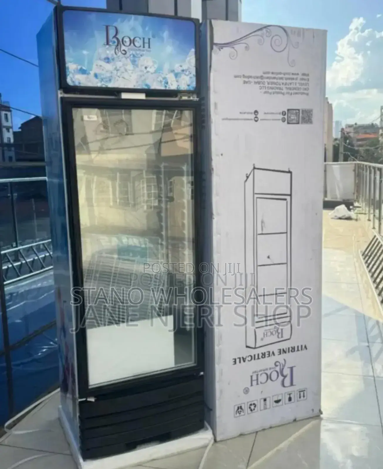Trasparent Glass- Roch 279l Display Fridge