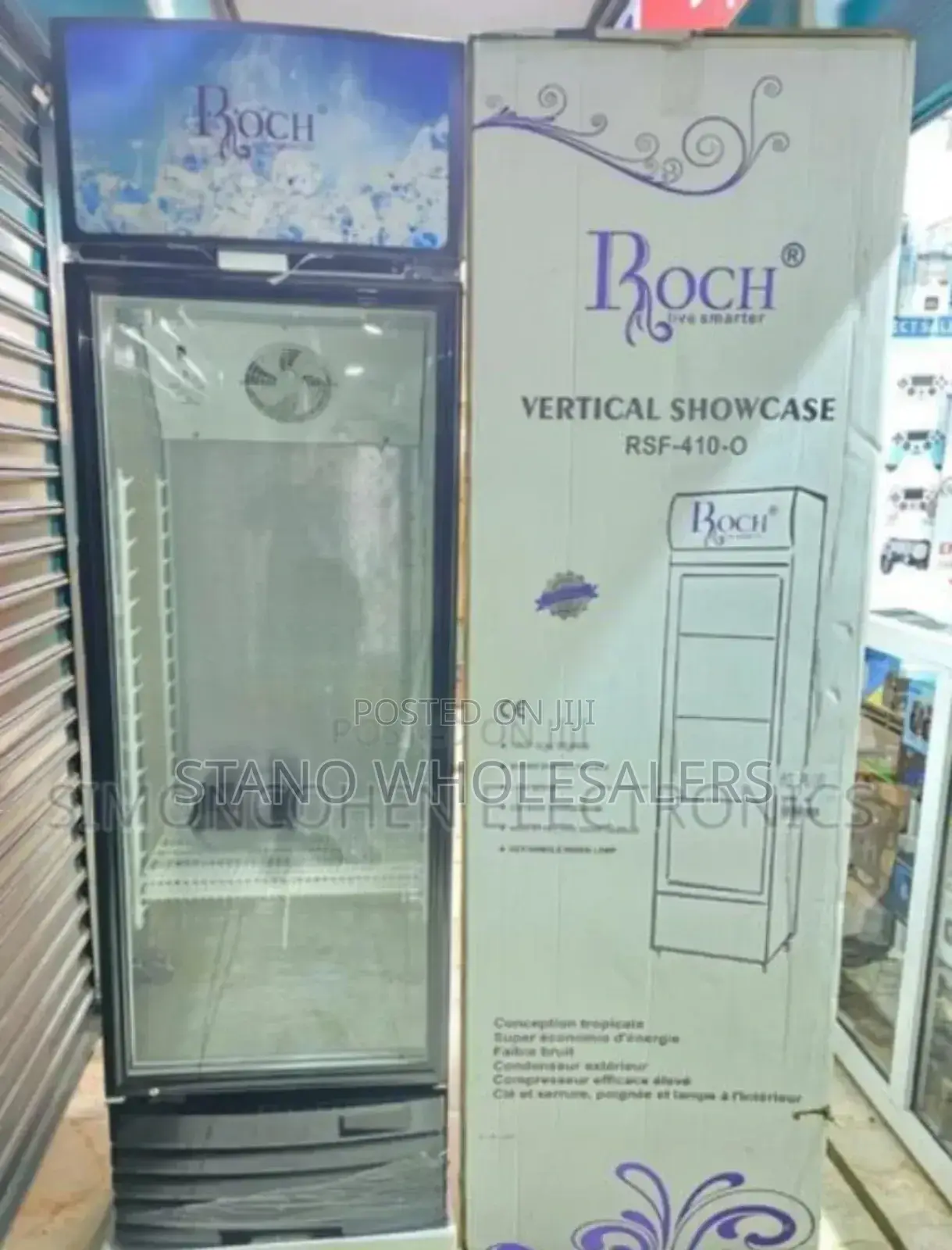 Most Durable - Roch 329litres Disply Fridge