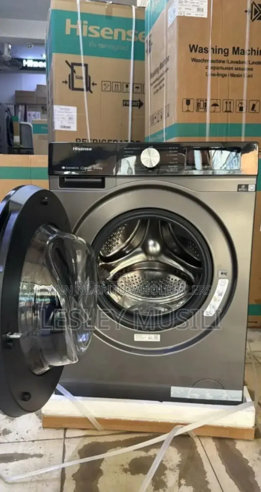 Colour Grey 10kg - Hisense 10kgs Wash and Dry Washing Machine