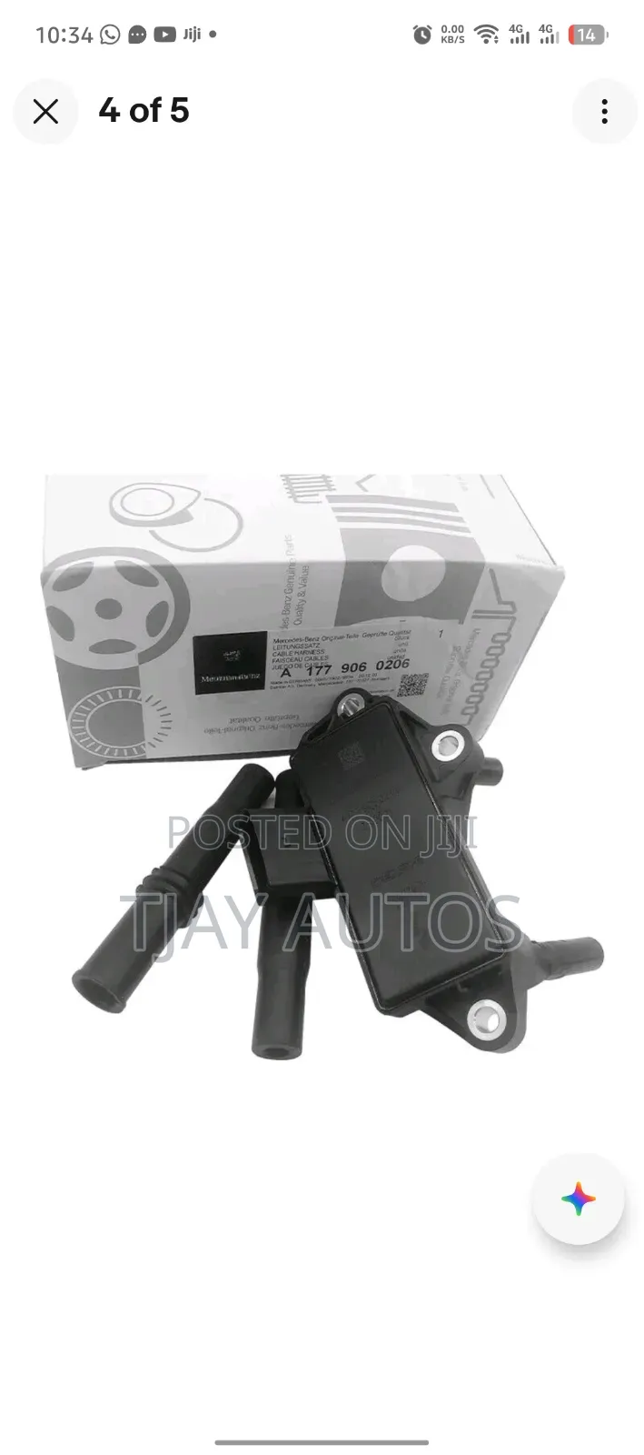 Mercedes Amg 4.0l Ignition Coil Pack Double M177 GLS C63