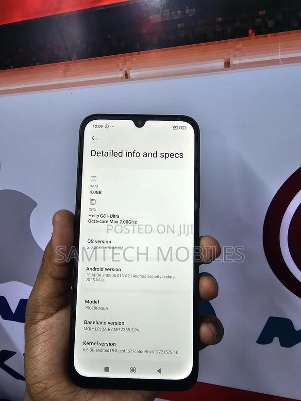 Xiaomi Redmi 15C 4G 128 GB Black - thumbnail 5