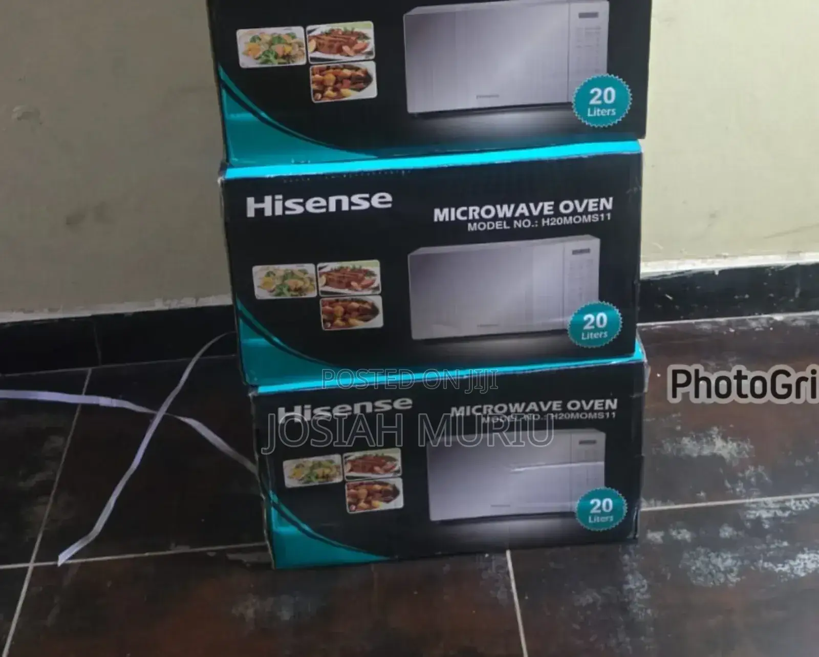 Silver Hisense 20l Microwave Oven