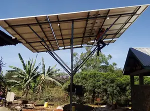 Solar Structure And Solar Pump Installation