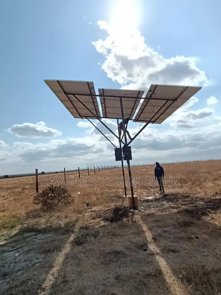Solar Structure And Solar Water Pump Installation
