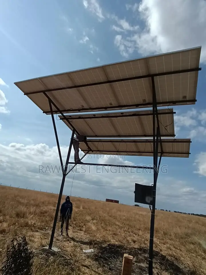 Solar Structure And Solar Water Pump Installation
