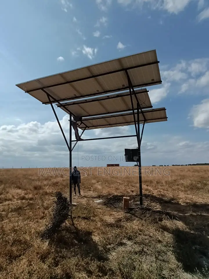 Solar Structure And Solar Water Pump Installation