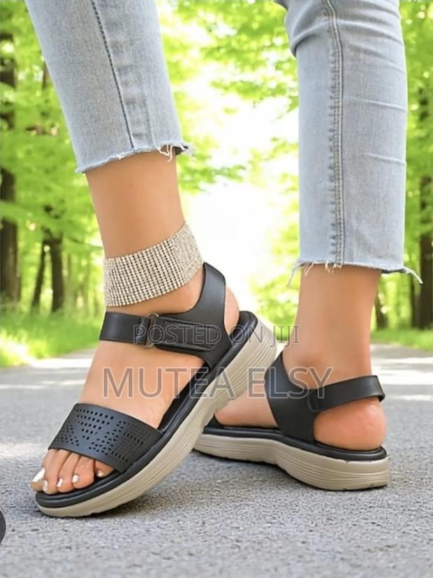 Black,Beige Grey Orthopedic Summer Ladies Sandals