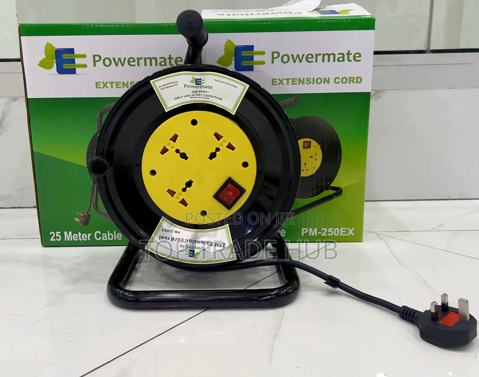 Powermate Extension Cord/Reel 2.5mm By 25 Meters