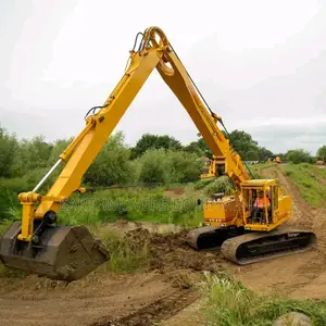 Long Reach Boom Excavator for Hire