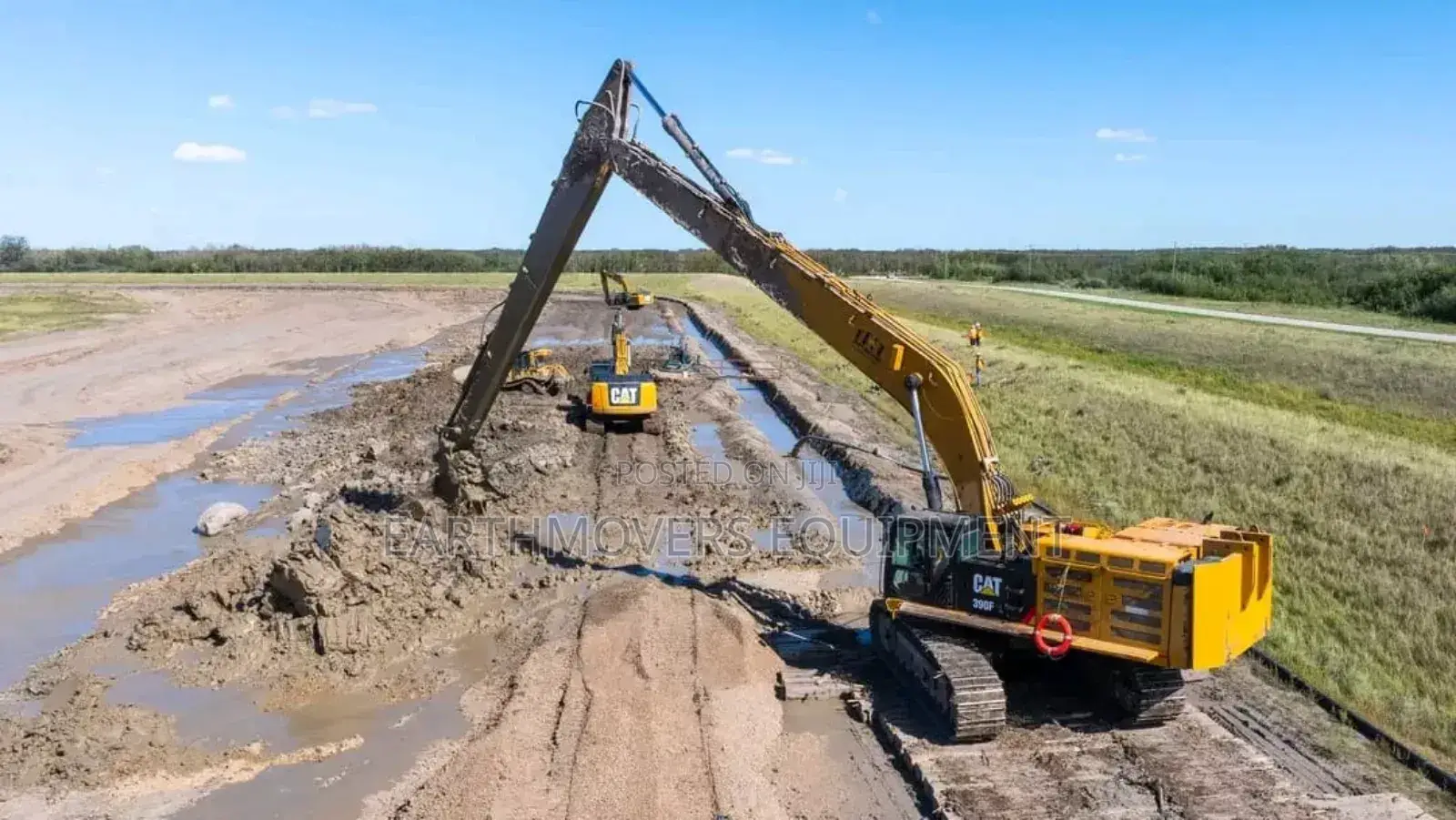Long Reach Boom Excavator for Hire