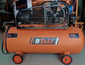 Btali Electric Air Compressor 200l Belt Driven 4hp, 3 Piston 360l/Min