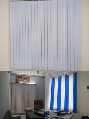 Classic Vertical Office Blinds Smooth Operation and Design