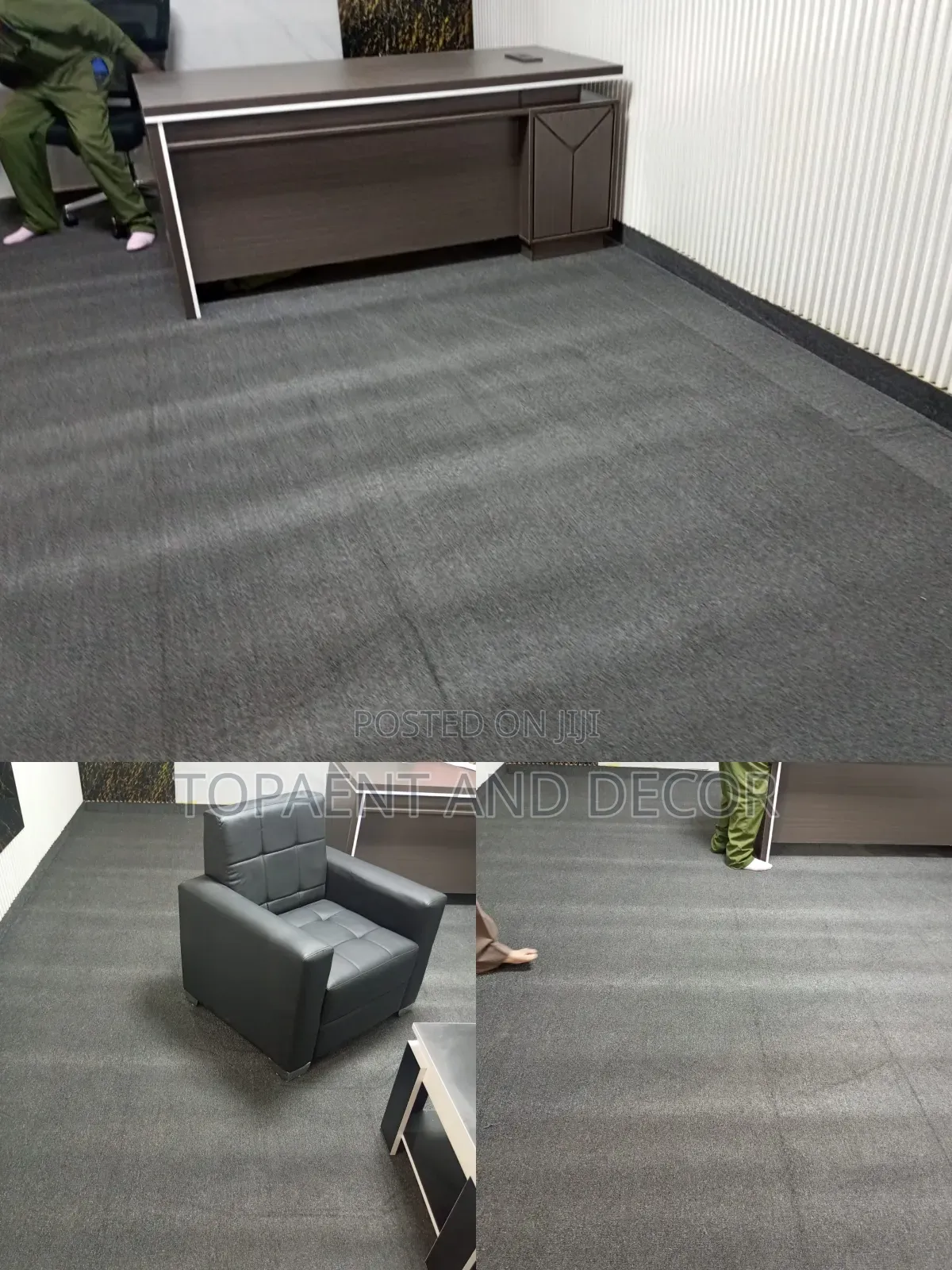 Grey Plush Wall to Wall Carpet Luxury Feel Underfoot