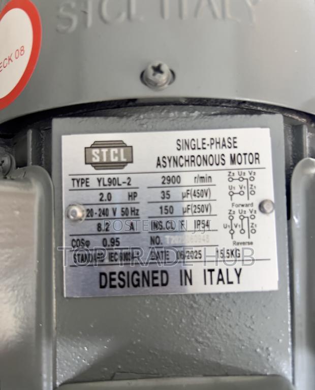 Stcl Asynchronous Electric Motor 2hp Single Phase High Speed - thumbnail 2