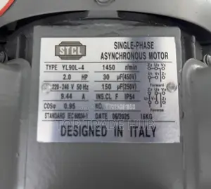 Stcl Single Phase Electric Motor 2hp Low Speed 1450rpm