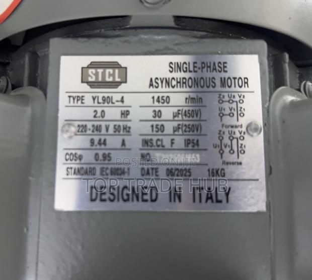 Stcl Single Phase Electric Motor 2hp Low Speed 1450rpm - thumbnail 2