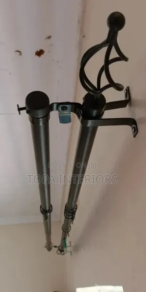 Black Curtain Rods 2 Metres Chinese Adjustable Window Curtain Rods
