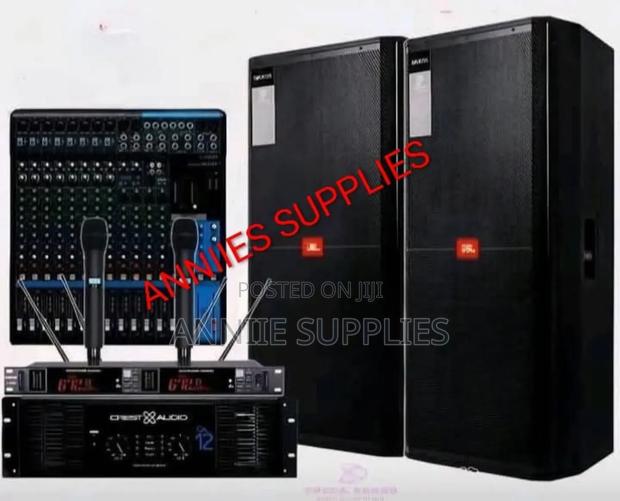 Outdoor Full Public Address System - Ca 12 - (2)Jbl Full Range - 8 Ch
