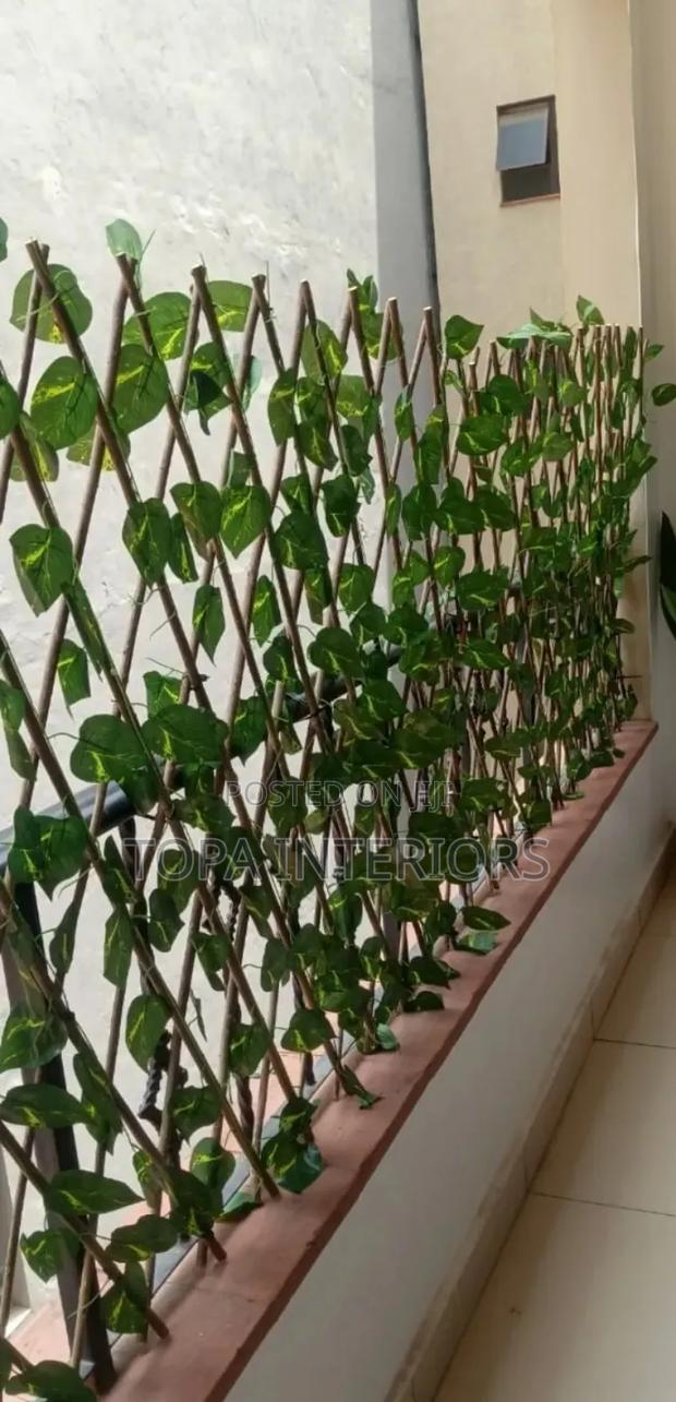 Quick Fix Diy Stretchable Faux Balcony Leafy Privacy Fence